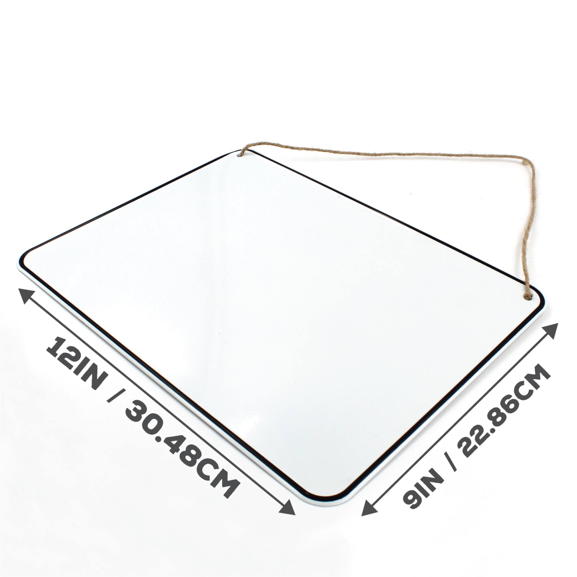 ArtSkills® 3 Pack White 9" x 12" Enamel Plaque